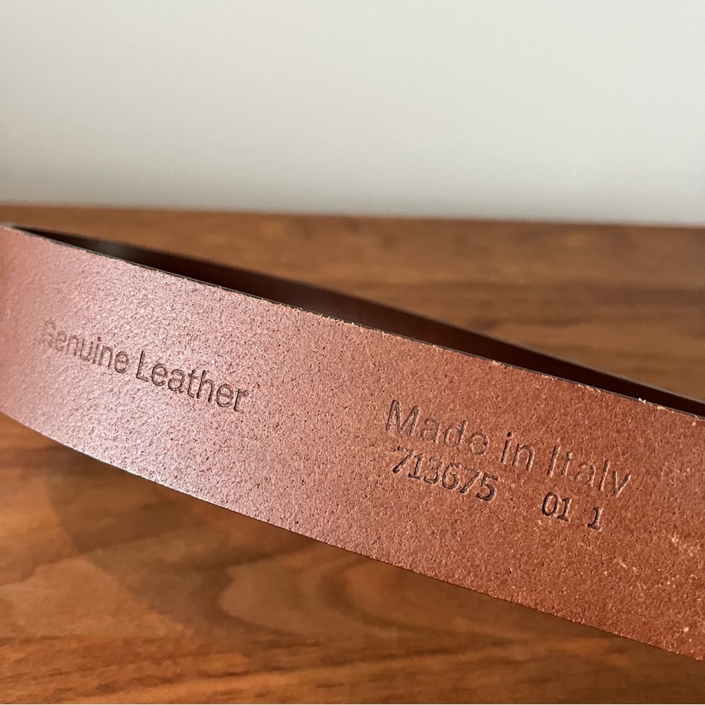 Banana Republic Genuine Brown Leather Belt - Picture 3 of 4